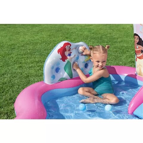 Princess 7'3" x 6'4" x 55"/2.21m x 1.93m x 1.40m Disney Princess Enchanted Palace Play Center - afbeelding 10