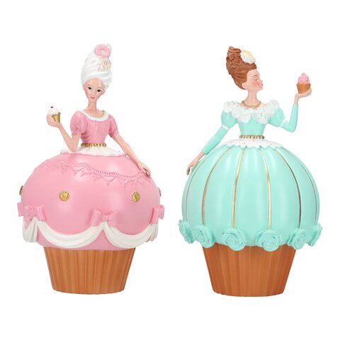 Princess cupcake 15x25cm 2ass
