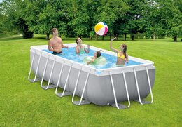 Prism Frame Pool zwembadset 400X200X100cm - Inclusief filterpomp +trap - Opzetzwembad - afbeelding 3