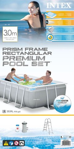 Prism metal frame piscine 300x175cm + pompe&acc - image 8