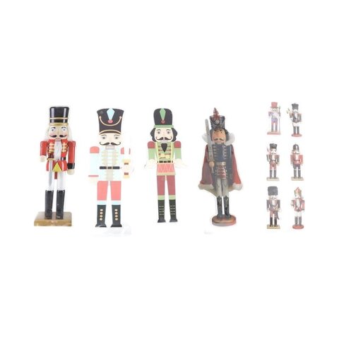 Raamsticker notenkraker 15x45cm 6ass