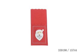 Bestekhoes Kerst 23x10cm rood