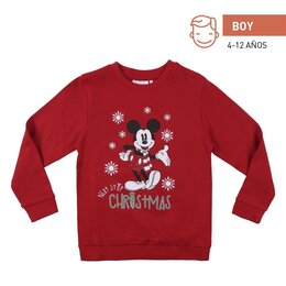 Pull Noël Mickey cotton 4-12ans