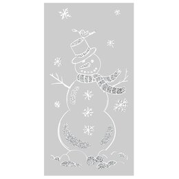 Raamstickers 23x49cm 4ass