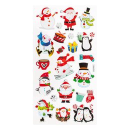 Raamstickers 3D 4ass