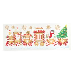 Raamstickers peperkoek trein 18x45cm