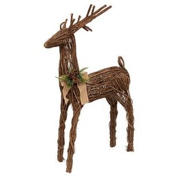 Rendier 71x27x125cm met takken