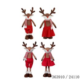 Rendier lange benen H48/65cm 2ass