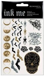Rimmel tattoo stickers schedel & vleermuis