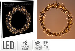 ring 38cm 300led e. warm wit