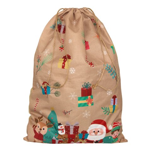 Sac cadeau 50x70cm jute