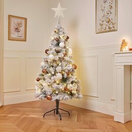 Sapin de Noël Windy Peak H150cm floqué - image 4