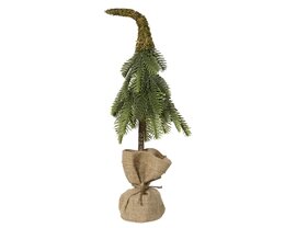 Sapin de table Noël Lush D13xH45cm vert