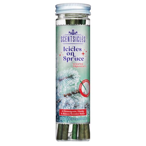 Scentsicles 6pc stick Icicles on spruce