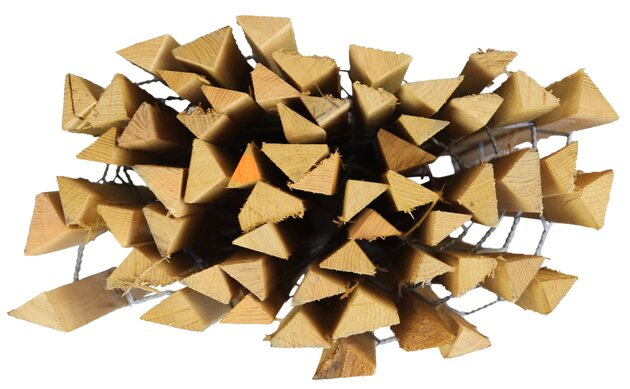 schapenhek acaciahout 5 x 1,2m spacing: 4,5cm, Ø8-12 - afbeelding 4