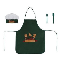 Schort met accessoires Kerst kinderen 2ass