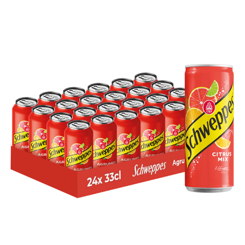 Schweppes citrus mix 24x33cl - afbeelding 1