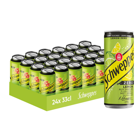 Schweppes lemon zero 24x33cl - image 1