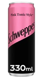 Schweppes pink tonic 33cl