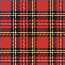 Scottish red 25x25cm