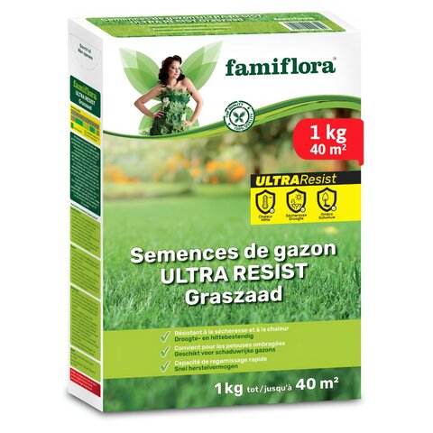 Semences de gazon Ultra Resist - 1kg (jusqu'a 40m2) - image 1