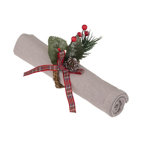 Servietring met tak 2stuks