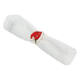 Servietring muts/zuurstok 2stuks 2ass