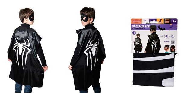 Set met cape - superheld spin