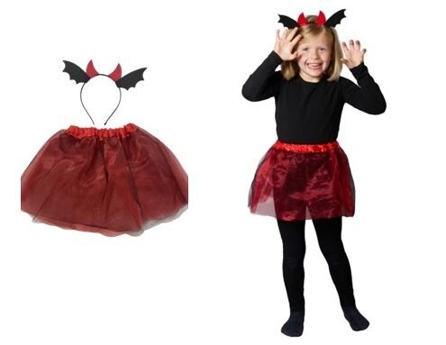 Set met rok - vampier vleermuis