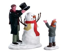 Sharp-Dressed Snowman, Set Of 2