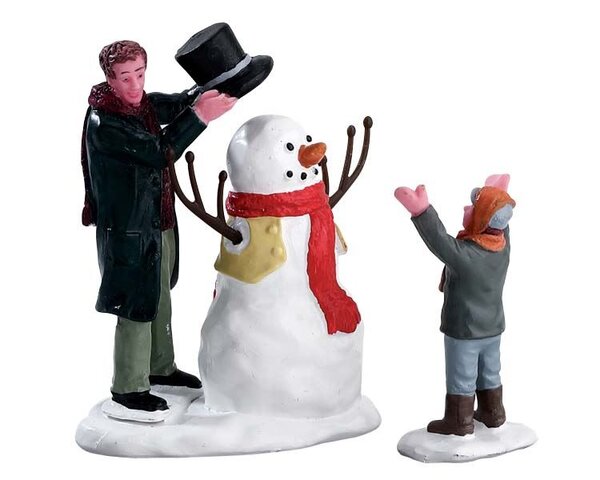Sharp-Dressed Snowman, Set Of 2