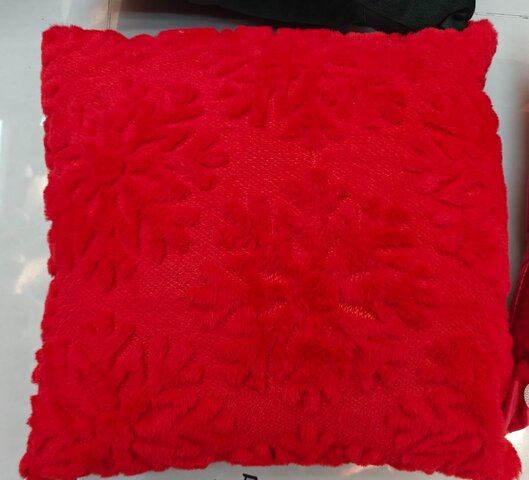 Sierkussen Kerst - rood