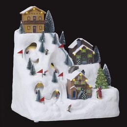 Skipiste met châlet 24L