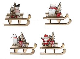 Slee 14x6x12,5cm hout 6ass