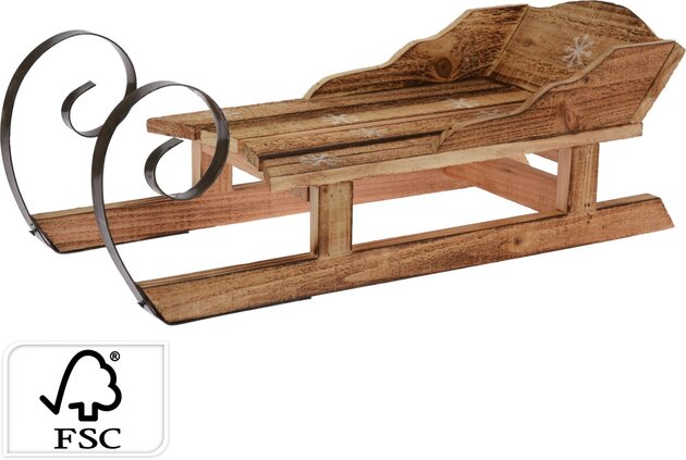 Slee L47cm hout