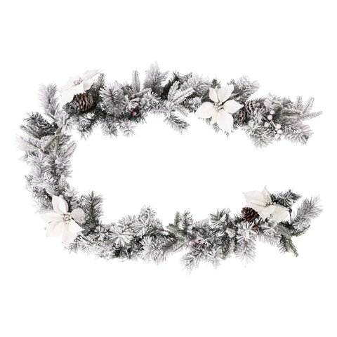 Slinger 200cm wit met sneeuw