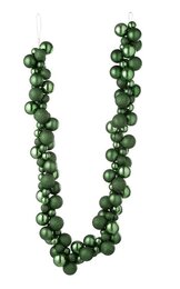 Slinger kerstballen L160cm kunststof groen