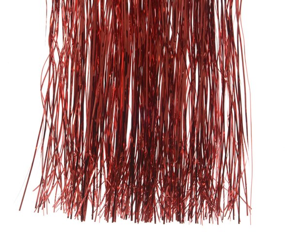 Slinger Lametta H40cm rood