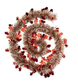 Slinger met ster 3m goud rood