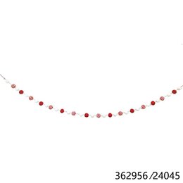 Slinger pompon styropor L224cm