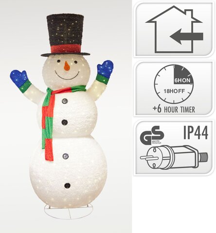 Sneeuwman H240cm Led