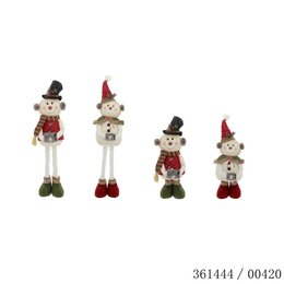 Sneeuwman jongen/meisje lange benen H157/85cm 2ass