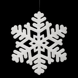 sneeuwvlok glitter 35cm