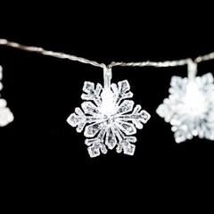 Sneeuwvlokken slinger 1,35m 10Led