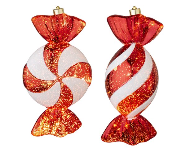 Snoep Led H32cm kunststof 2ass - afbeelding 2