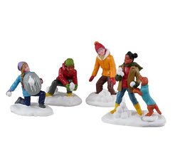 Snowball Battles, Set Of 4