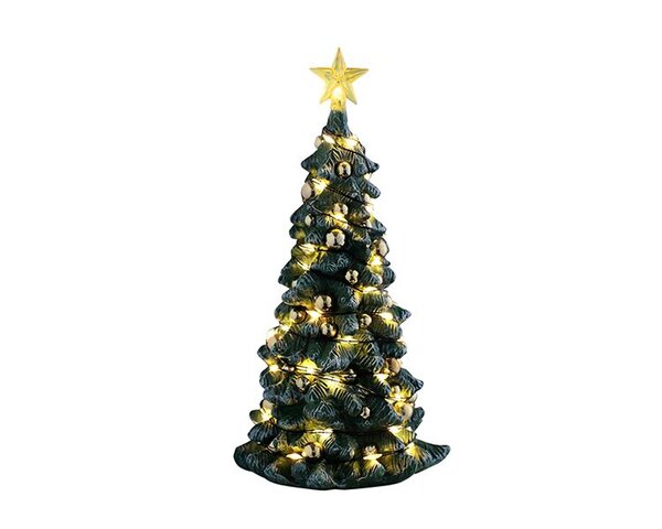 snowy christmas tree, clear light, b/o (4.5v)