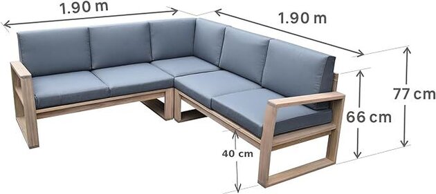 Sofa de jardin Solaris comfort  - image 2