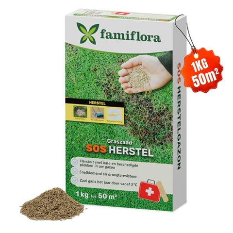 SOS Herstelgazon 1Kg - afbeelding 1