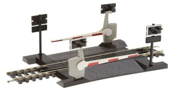 Spoorwegovergang enkel spoor 1:76